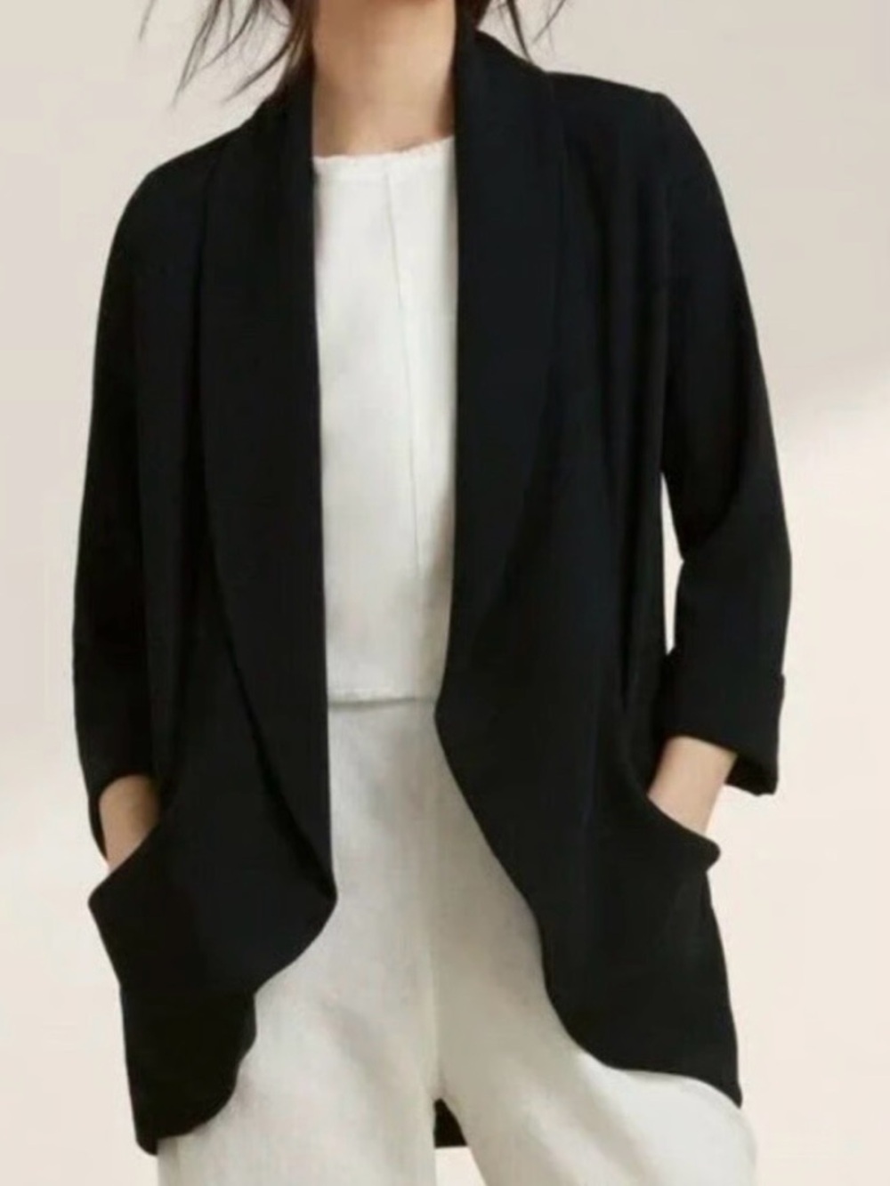 Aritzia Wilfred Black Chevalier Blazer